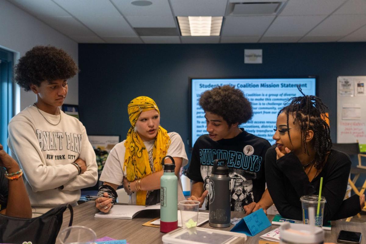 Members of the Student Equity Coalition