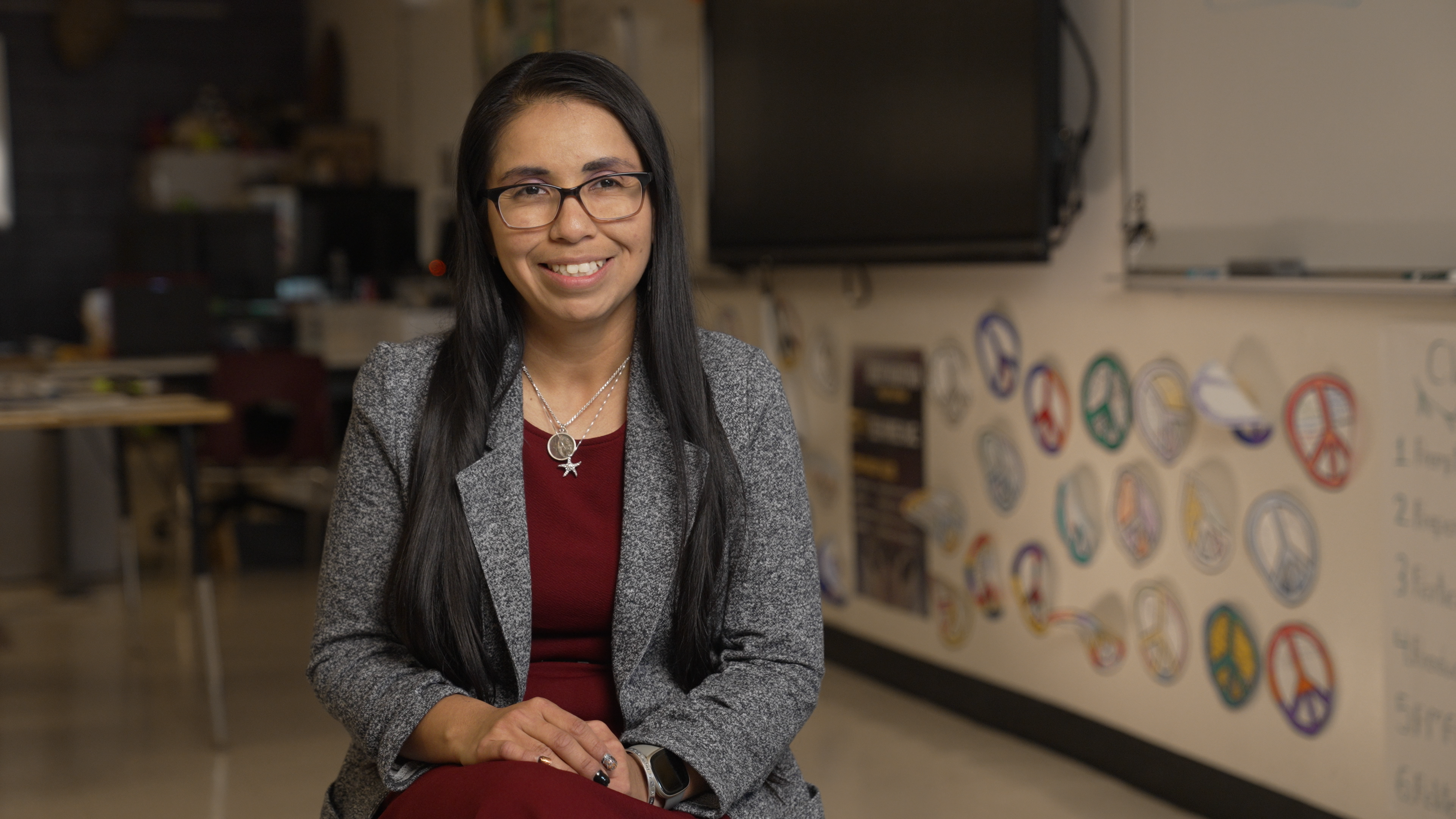 Rocky Mountain High School teacher Dr. Yajaira Fuentes-Tauber