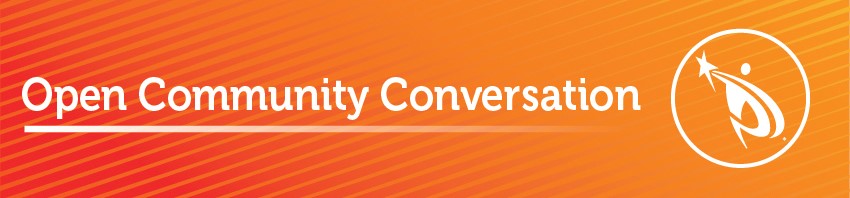 Header stating "Open Community Conversation."