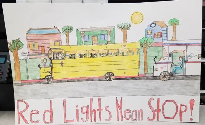 Cool School News Odyssey Of The Mind Teams Go To World Finals Bus Safety Poster Winners And Bike To School Day Poudre School District