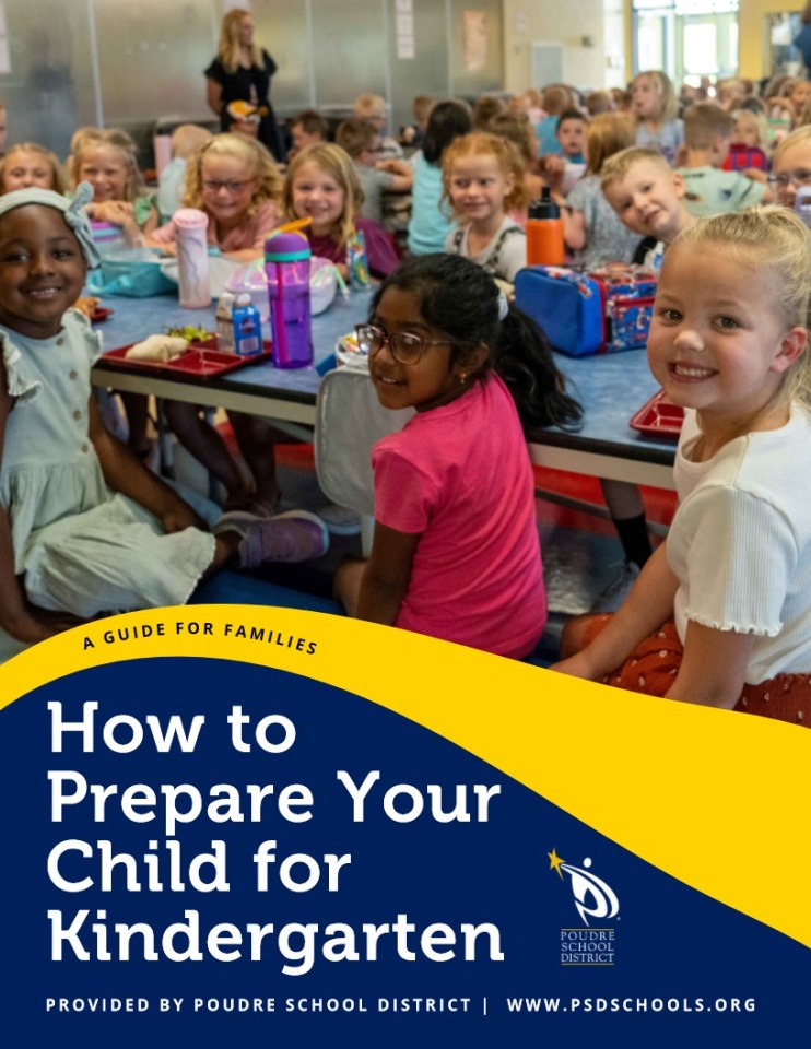 Kindergartners smiling in a classroom. "How to prepare your child for kindergarten."