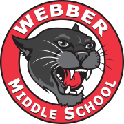 Webber Middle School Panther logo.